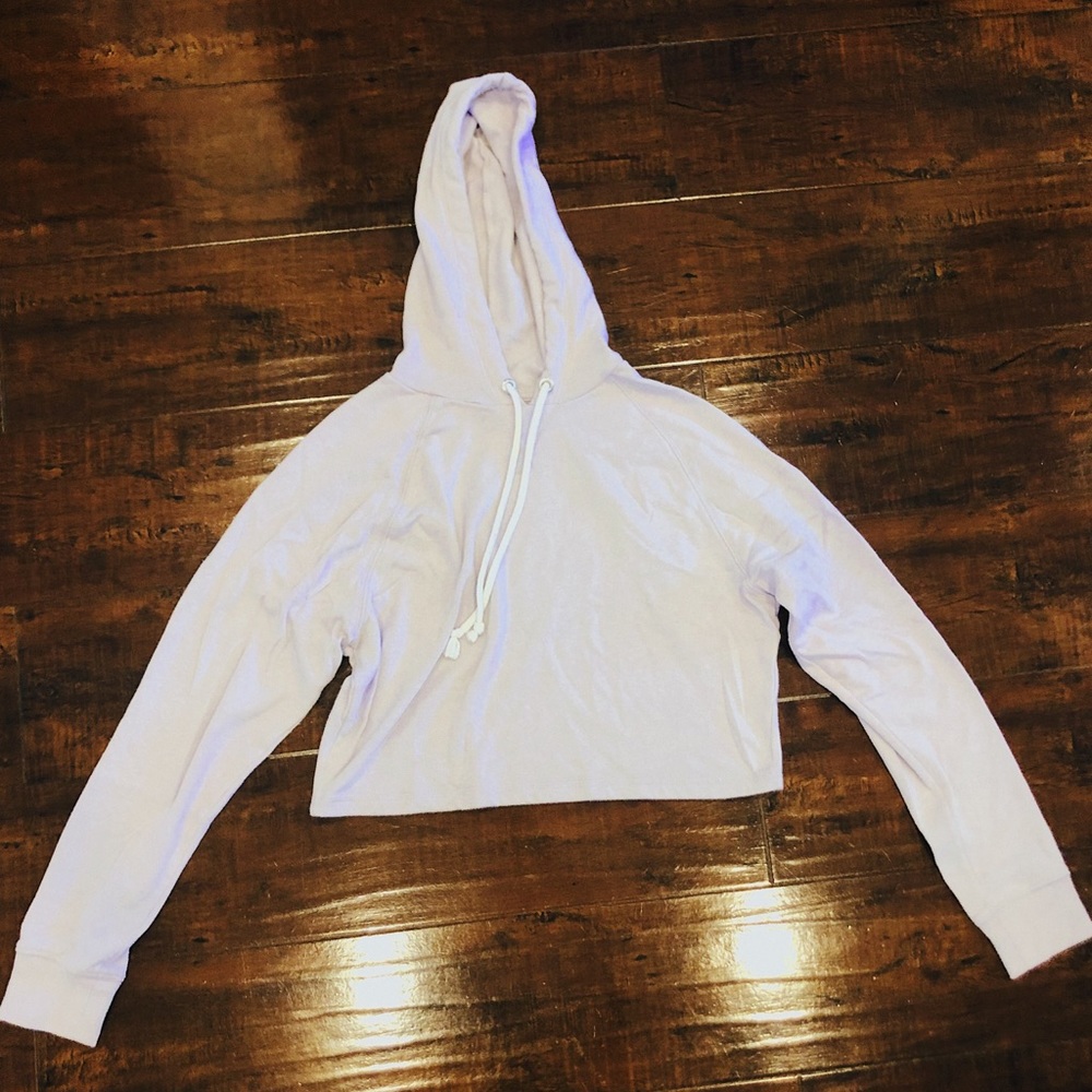 Pre-loved H&M Lavender Cropped Hoodie ✨